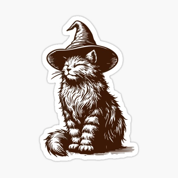 Item preview, Wizard Cat Retro Vintage designed and sold by TomFrontierArt.