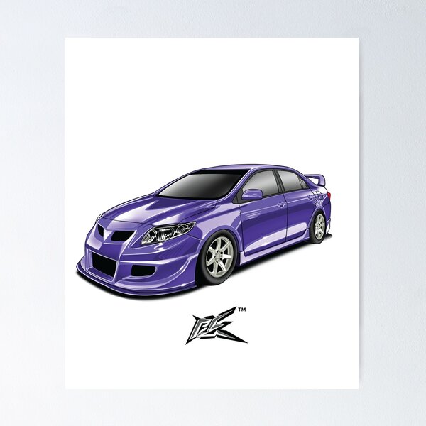 Item preview, toyota corolla e150 purple  designed and sold by NaquashM.