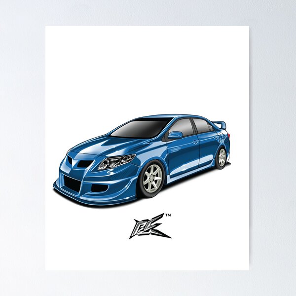 Item preview, toyota corolla e150 blue  designed and sold by NaquashM.