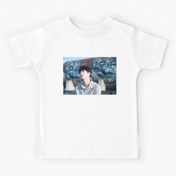 BTS Jin Inspired White “End Goal” T-Shirt
