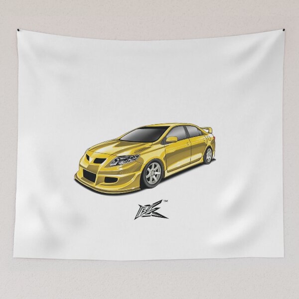 Item preview, toyota corolla e150 yellow  designed and sold by NaquashM.