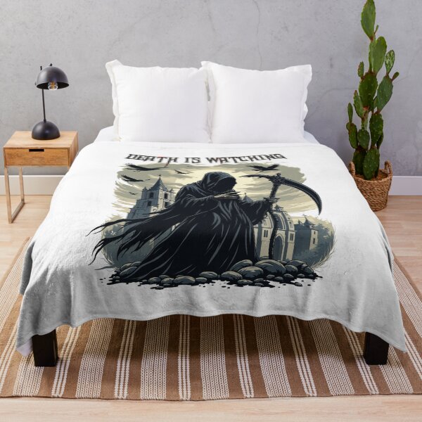 Item preview, Grim Reaper – Death Is Watching Gothic Horror Artwork designed and sold by akhdesigns7.