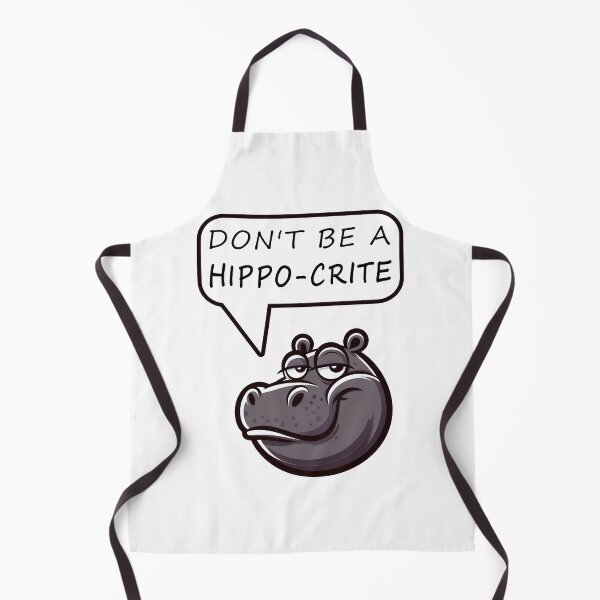 Item preview, Don't Be a Hippo-crite designed and sold by YatoMino.