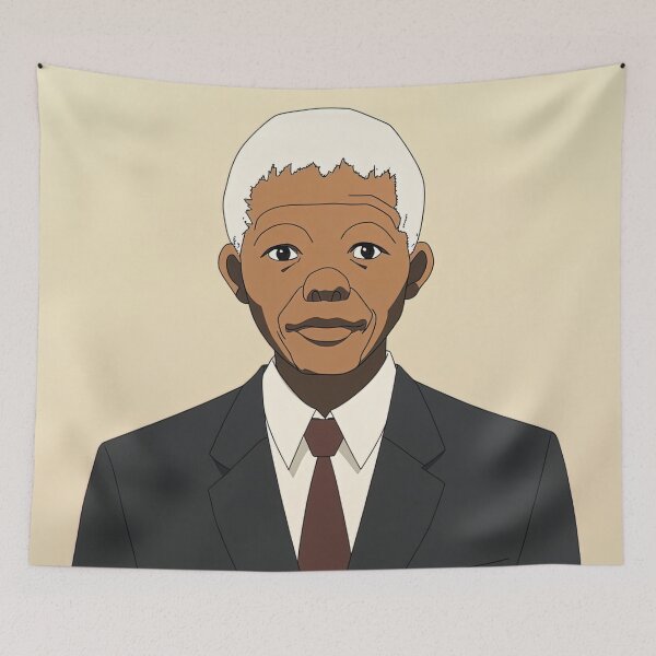 Item preview, Nelson Mandela | Anime style designed and sold by ComicsFactory.