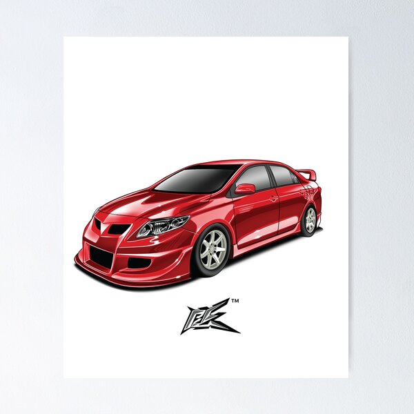 Item preview, toyota corolla e150 red designed and sold by NaquashM.