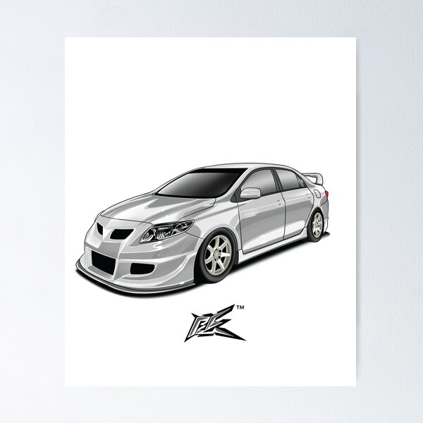 Item preview, toyota corolla e150 white  designed and sold by NaquashM.