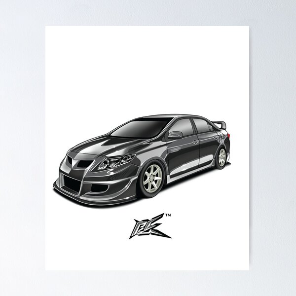 Item preview, toyota corolla e150 gray  designed and sold by NaquashM.