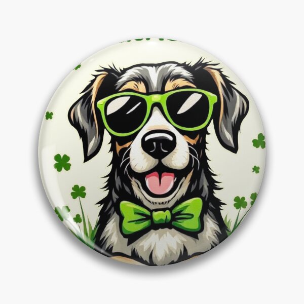 Item preview, St. Patrick’s Day Cool Dog designed and sold by SteadyRolling.
