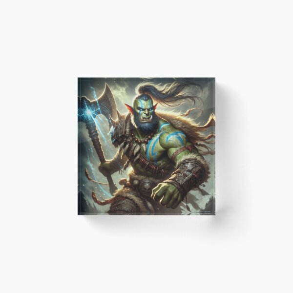Item preview, Half-Orc Path of the Zealot Barbarian designed and sold by Johnny MeatShield.