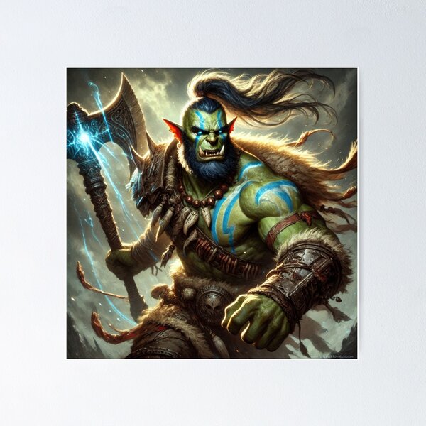 Item preview, Half-Orc Path of the Zealot Barbarian designed and sold by Johnny MeatShield.