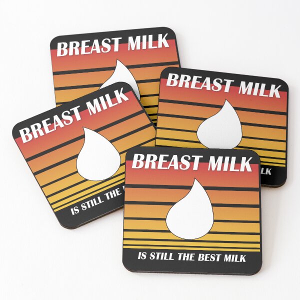 Item preview, Breast Milk is still the Best Milk (retro orange) designed and sold by WordyDreams.