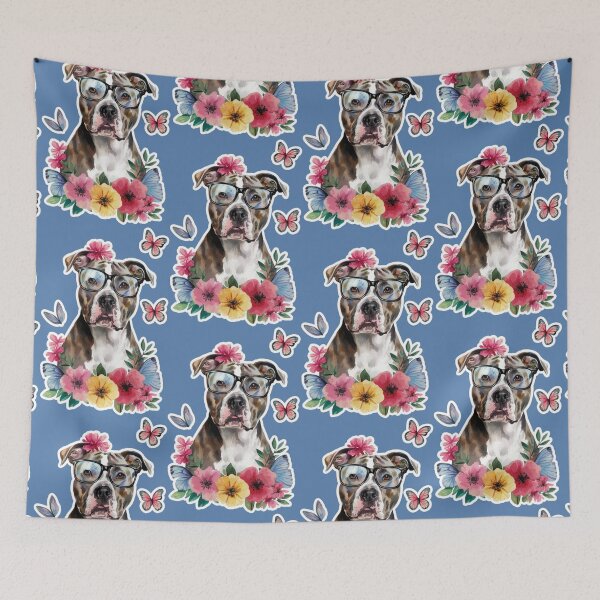 Item preview, Cool Pibull illustration designed and sold by ZooStateofMind.
