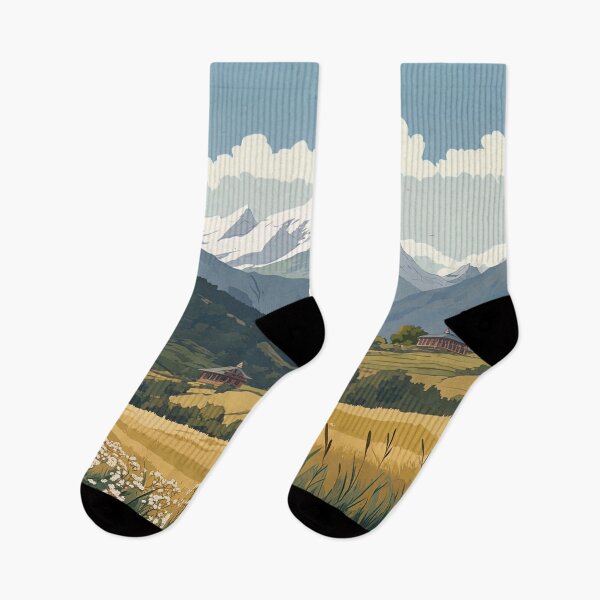 Item preview, Nepal landscape | Anime style designed and sold by ComicsFactory.