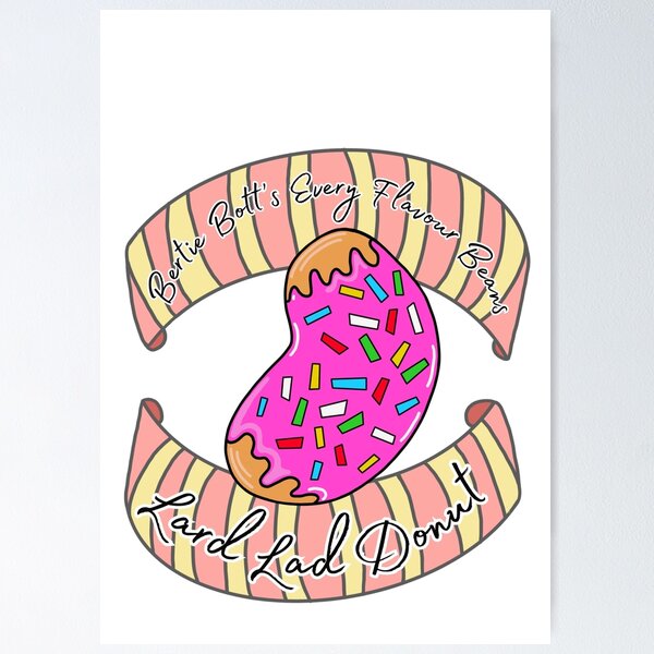 Item preview, Bertie Bott’s Every-Flavour Beans - The Simpsons Lard Lad Donut designed and sold by FrikiStix.
