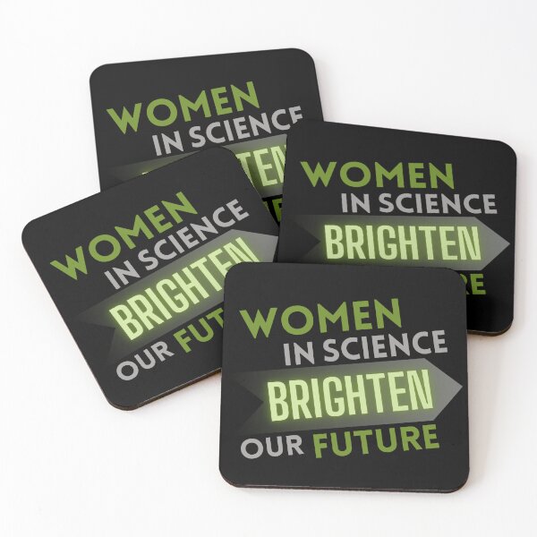 Item preview, Women in science brighten our future (lime neon) designed and sold by MySciPic.