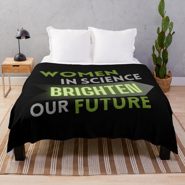 Item preview, Women in science brighten our future (lime neon) designed and sold by MySciPic.