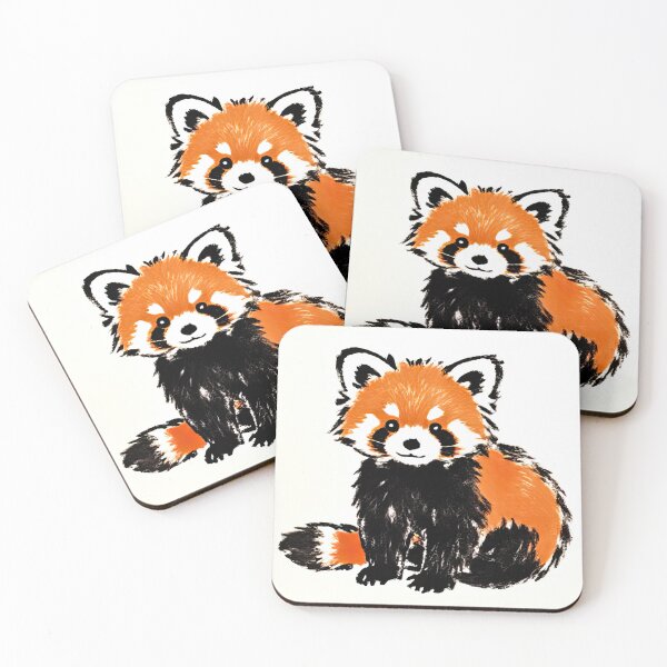 Item preview, Cute Red Panda Ink Sketch designed and sold by SunkenCost.