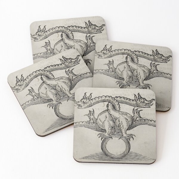 Item preview, The Ouroboros Twin-Headed Dragon – Cosmic Balance designed and sold by Eternal Arcana.