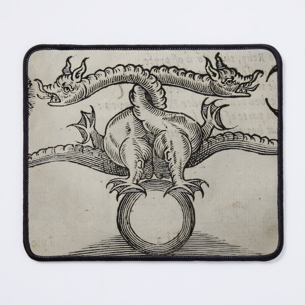 Item preview, The Ouroboros Twin-Headed Dragon – Cosmic Balance designed and sold by Eternal Arcana.