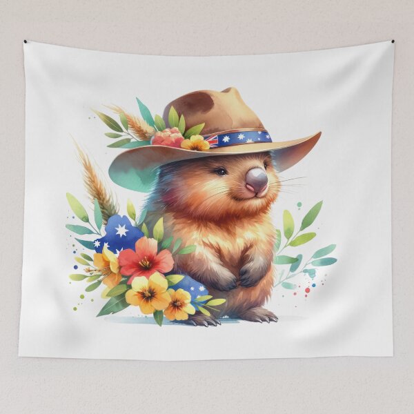 Item preview, Australian Spirit – Wombat & Outback Pride designed and sold by RainbowProjects.