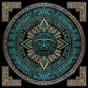 Artwork thumbnail, Aztec divinity by Designando