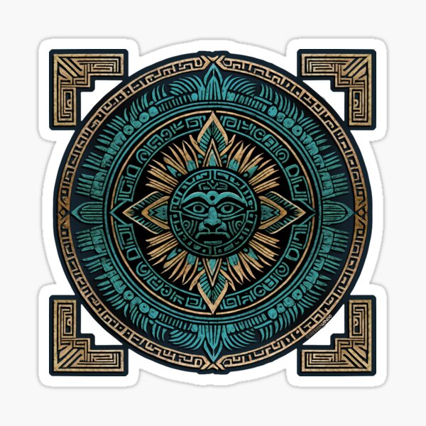 Aztec divinity Sticker