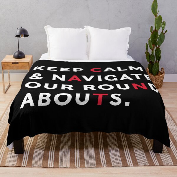 Item preview, Keep Calm and Navigate Our Roundabouts designed and sold by colourfind.