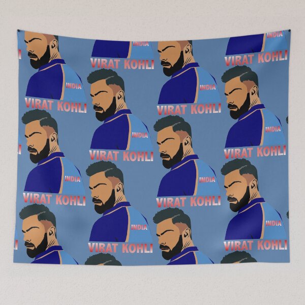 Item preview, Virat Kohli illustration designed and sold by ZooStateofMind.