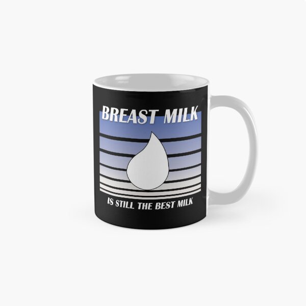 Item preview, Breast Milk is still the Best Milk (retro blue) designed and sold by WordyDreams.