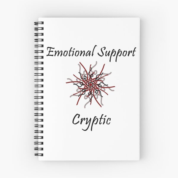 Item preview, Emotional Support Cryptic designed and sold by SheMayCreate.