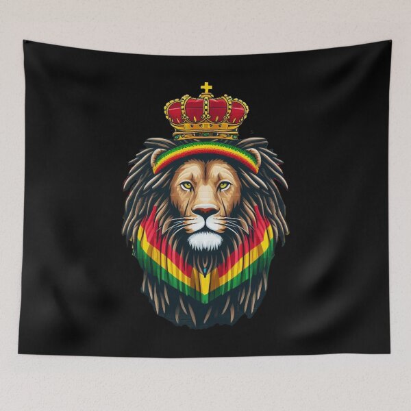 Item preview, Rastafarian Lion designed and sold by Myra365Art.
