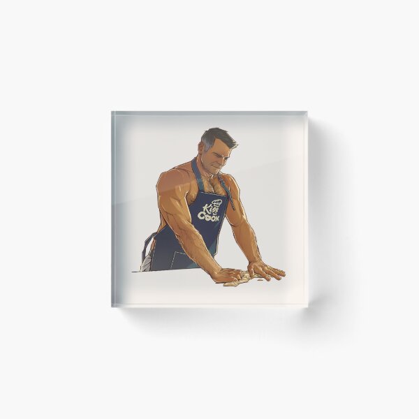 Item preview, Robert "Bobby" Nash Wearing Only Apron designed and sold by kubyart.