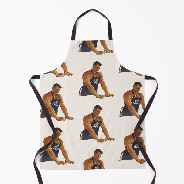 Item preview, Robert "Bobby" Nash Wearing Only Apron designed and sold by kubyart.