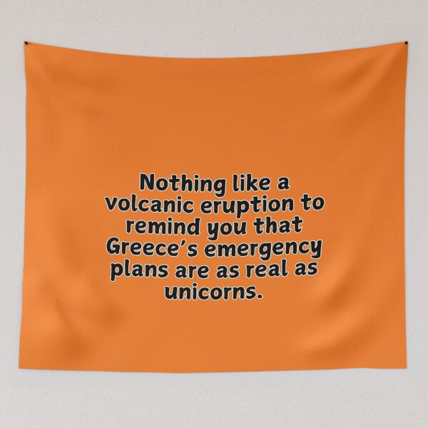 Item preview, Greece’s Emergency Plans? As Real as Unicorns – Sarcasm designed and sold by whereisOlga_.