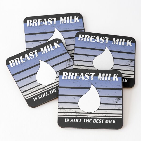 Item preview, Breast Milk is still the Best Milk (retro blue distressed) designed and sold by WordyDreams.