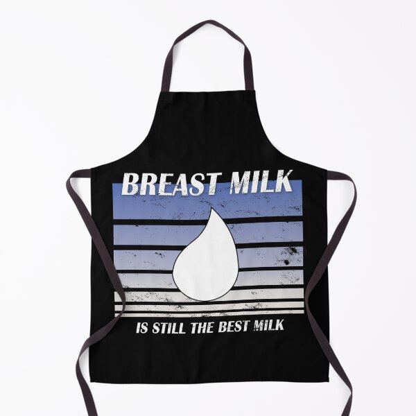 Item preview, Breast Milk is still the Best Milk (retro blue distressed) designed and sold by WordyDreams.