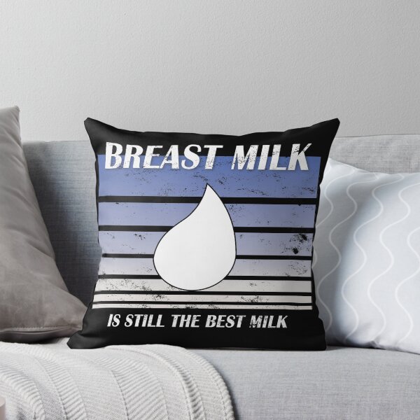 Item preview, Breast Milk is still the Best Milk (retro blue distressed) designed and sold by WordyDreams.
