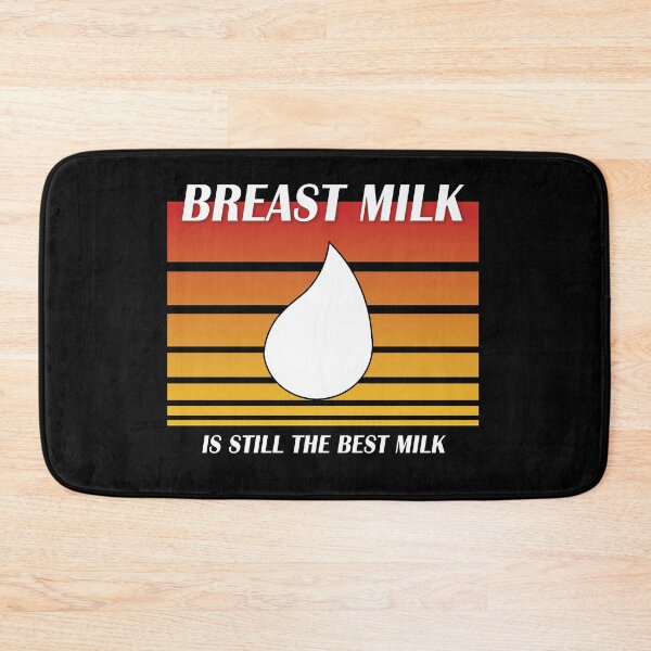 Item preview, Breast Milk is still the Best Milk (retro orange) designed and sold by WordyDreams.