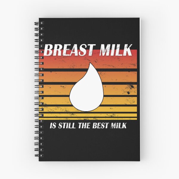Item preview, Breast Milk is still the Best Milk (retro orange distressed) designed and sold by WordyDreams.