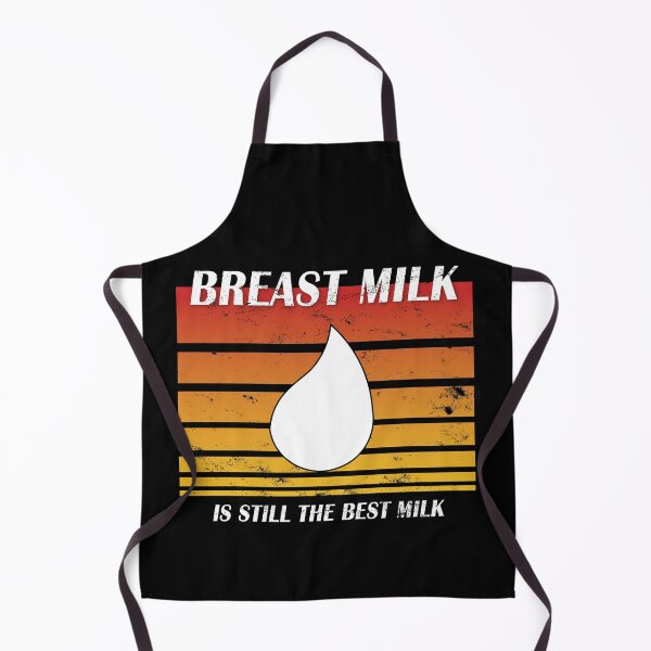 Item preview, Breast Milk is still the Best Milk (retro orange distressed) designed and sold by WordyDreams.