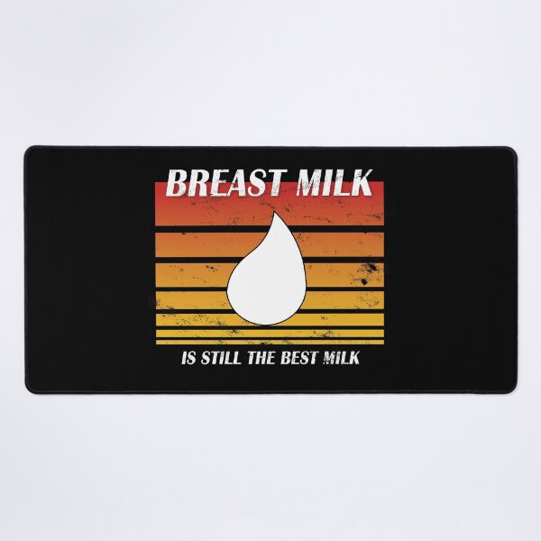 Item preview, Breast Milk is still the Best Milk (retro orange distressed) designed and sold by WordyDreams.