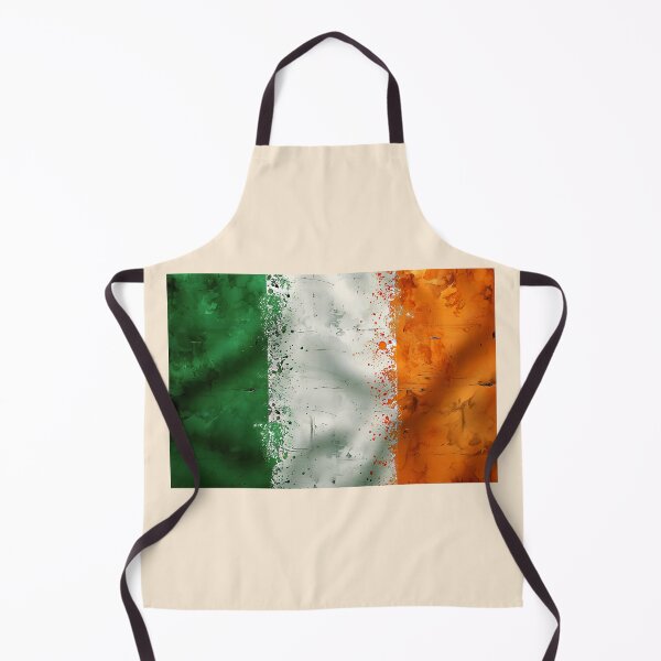 Item preview, Irish Grunge Flag – Distressed Vintage Ireland Flag Art designed and sold by WallArt01.
