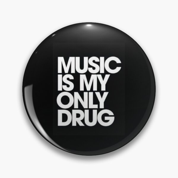 Item preview, Music is my only drug designed and sold by Roseareroses.
