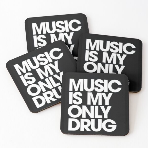 Item preview, Music is my only drug designed and sold by Roseareroses.