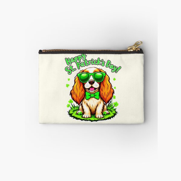Item preview, St. Patrick’s Day Cavalier King Charles Spaniel designed and sold by SteadyRolling.