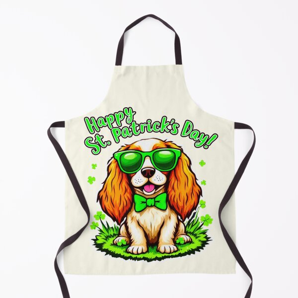 Item preview, St. Patrick’s Day Cavalier King Charles Spaniel designed and sold by SteadyRolling.