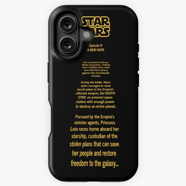 Vista previa del artículo con la obra «créditos iniciales episodio iv», diseñado y vendido por TeevTees.
