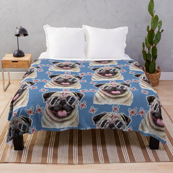 Item preview, Cool Pug illustration designed and sold by ZooStateofMind.