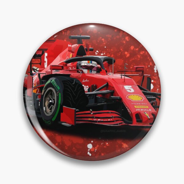 Item preview, Sebastian Vettel Ferrari designed and sold by Graphicambre.