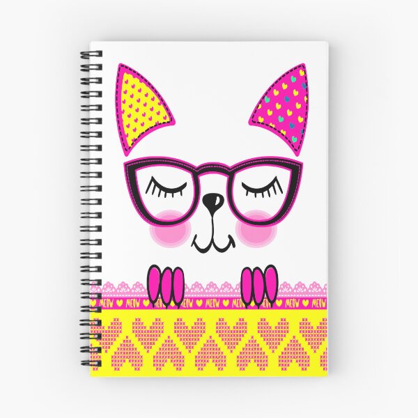 Item preview, cat with glasses designed and sold by GraphicStyleX.